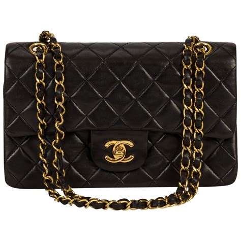 chanel black and gold handbag|chanel 11.12 bag price.